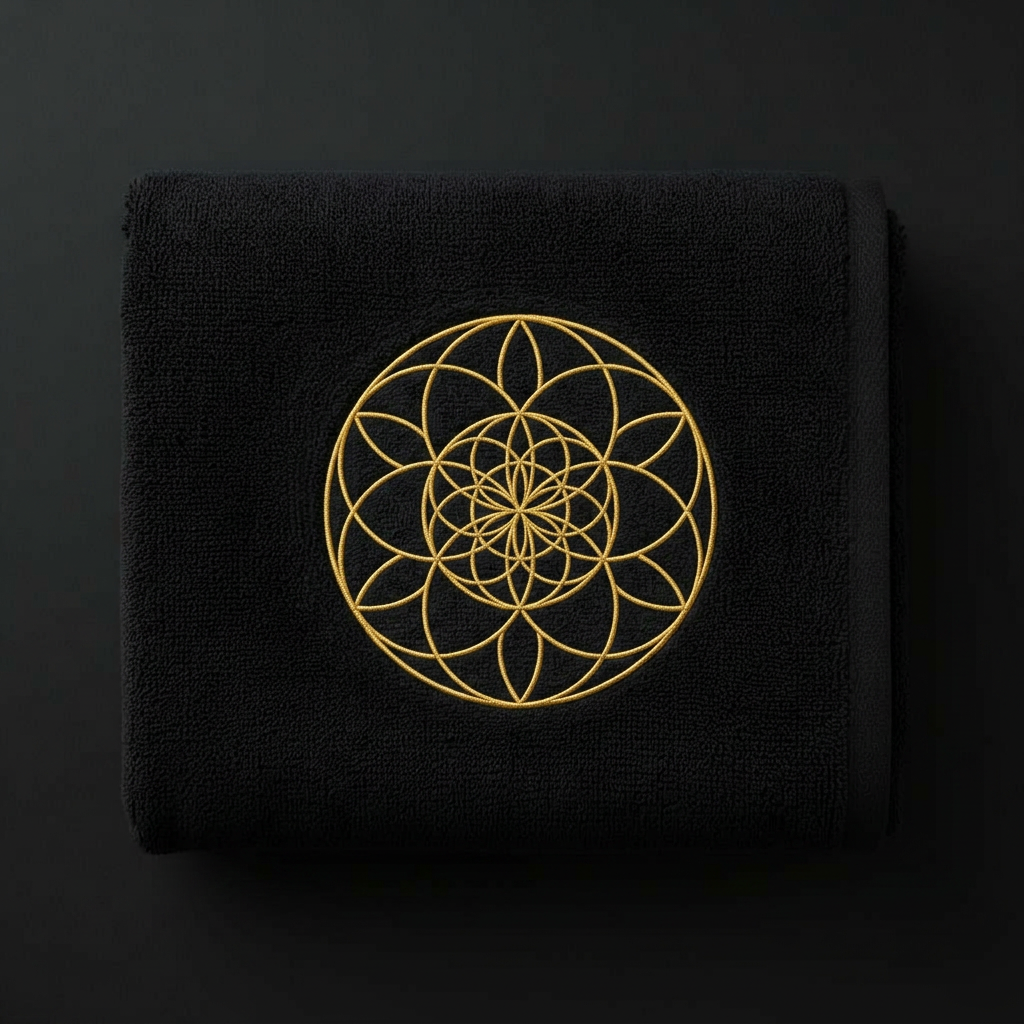 Serviette Fleur de Vie — Base 12